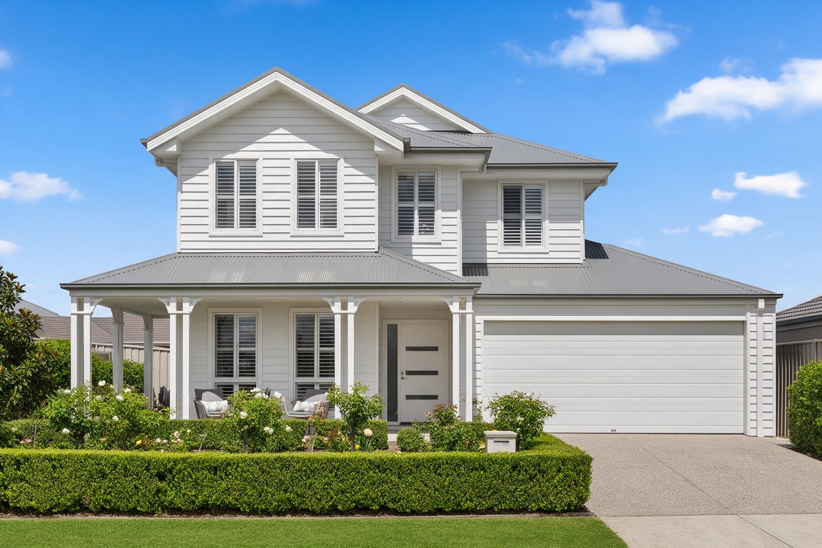 AI-generated sample photo of a home exterior, not this property.